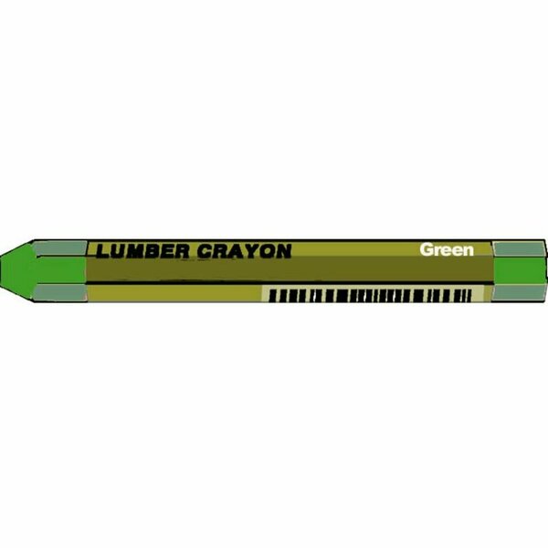 Dixon Ticonderoga Crayons Green Lumber 52200